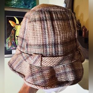 Vintage 60’s-70’s Wool Tweed Stetson Bucket Hat Women’s (Unisex)